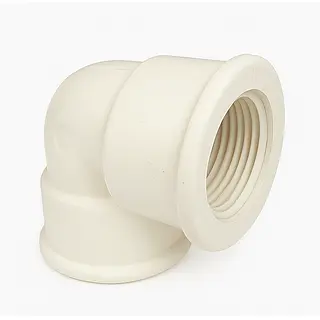 Codo Polipropileno Blanco Roscado