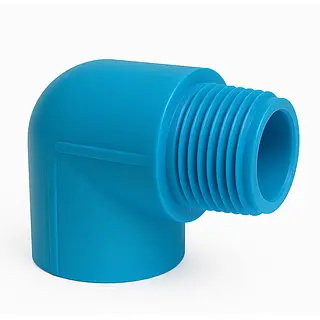 Codo Polipropileno Fusión Hembra-Macho Roscado