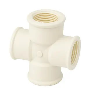 Cruceta Polipropileno Blanco Roscada